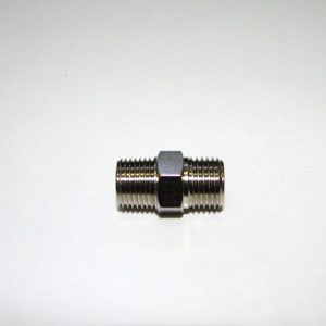 Braided brake hose connector - straight piece