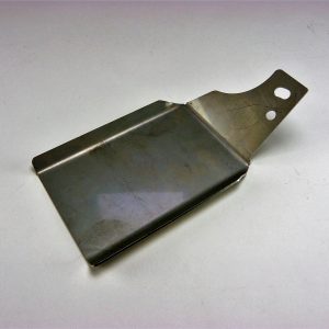 Protection sheet for exhaust silencer burned gases