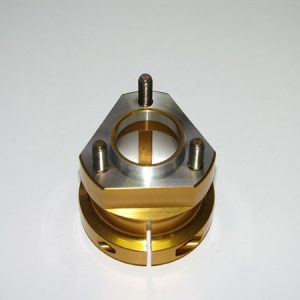 Rear hub D 50/L-78 mm - AL, eloxal coated