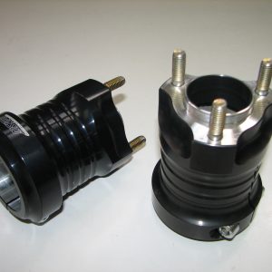 Rear hub D 50/L-98 mm - AL, eloxal coated