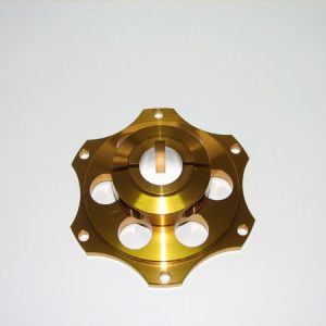 Rear brake disc carrier D 25 - AL, eloxal coated - for sheet disc