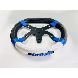 Steering wheel MS KART - model KG M6 330 mm - blue/black/white