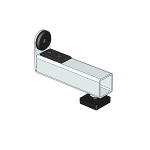 Front stay stop for kart trolley