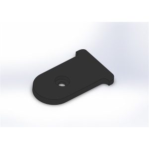 Protective plastic washer for kart trolley