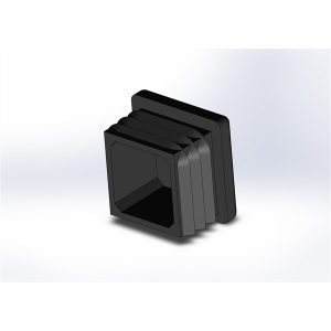 Plastic pipe cover for kart trolley stop