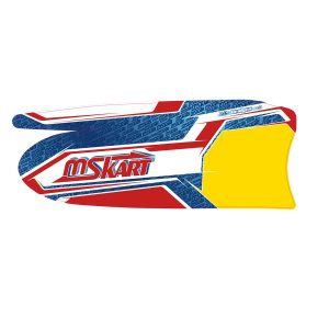Stickers MS KART on side pod KG 507 - left - NEW