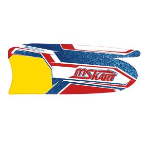 Stickers MS KART on side pod KG 507 - right - NEW