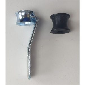 Rear wing holder - lower with rubber block, L-85 - SUPERKART