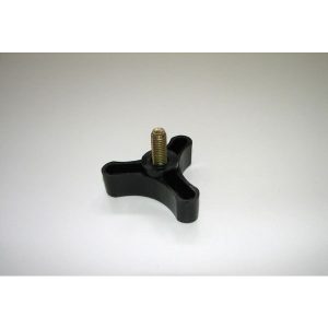 Fuel tank screw with plastic head