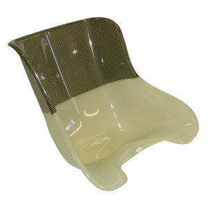 Seat EXCLUSIVE combinated - fibreglas-carbon/kevlar - sizes C, XS, XXS, S, MS, ML, L, XL, XXL