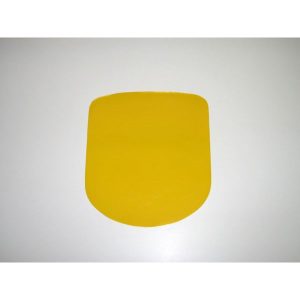 Number plate adhesive sheet - yellow