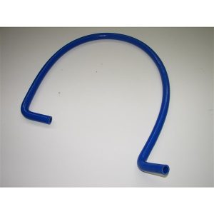 Water hose D 16 mm - 1,2 m - shaped 90° - silicone (blue colour)