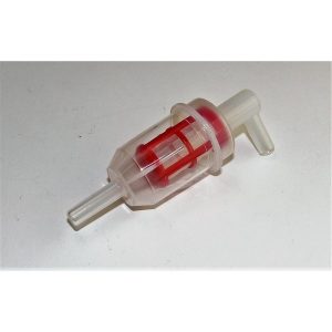 Petrol filter - plastic - large - bent piece